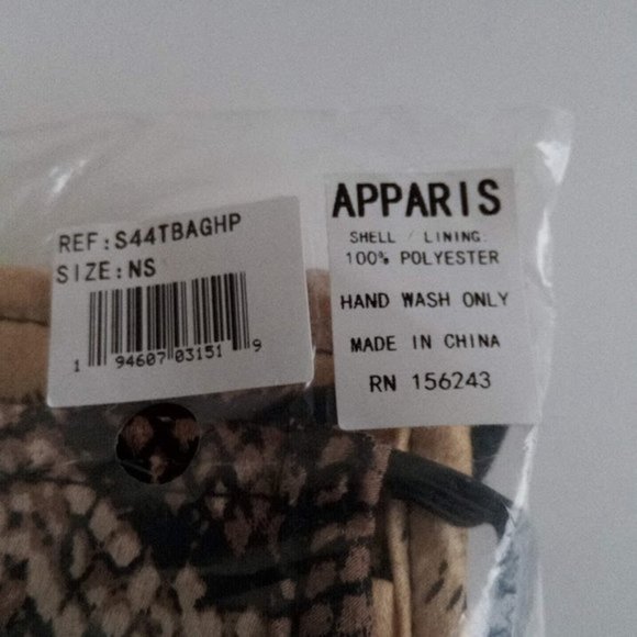 New Apparis Winnie Tan Leopard, Tiger & Python 3 PCS Face Non Medical Masks - Picture 5 of 7